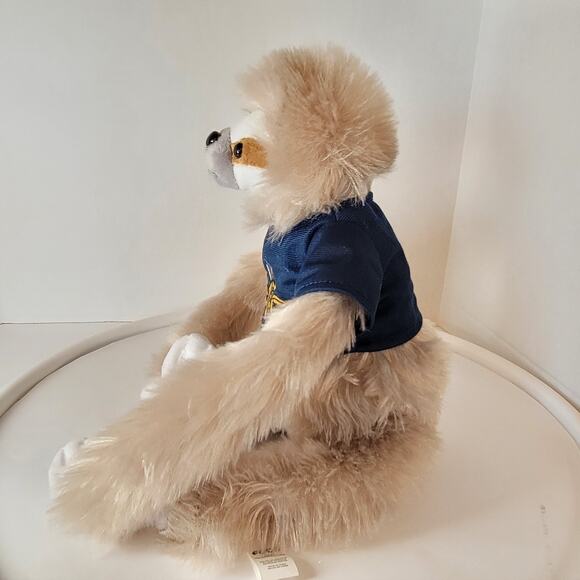 Indianapolis Speedway Sloth Plush Stuffed Animal Wearing Blue T-Shirt 15" FOCO - Picture 10 of 15